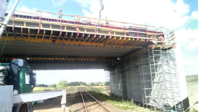 Zdjęcie 18 z budowy obwodnicy Szczecinka w ciągu drogi expresowej S11 - Xbeton Polska - Wytwórnia betonu