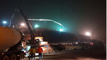 Zdjęcie 33 z budowy obwodnicy Szczecinka w ciągu drogi expresowej S11 - Xbeton Polska - Wytwórnia betonu
