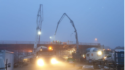 Zdjęcie 40 z budowy obwodnicy Szczecinka w ciągu drogi expresowej S11 - Xbeton Polska - Wytwórnia betonu