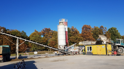 Zdjęcie 7 z budowy budynku portu przeładunkowego Cargo dla jednostki wojskowej w Powidzu. - Xbeton Polska - Wytwórnia betonu