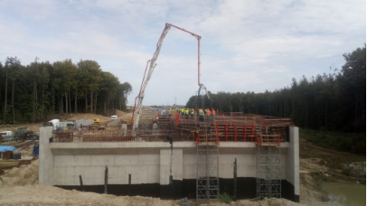 Zdjęcie 22 z budowy obwodnicy Szczecinka w ciągu drogi expresowej S11 - Xbeton Polska - Wytwórnia betonu