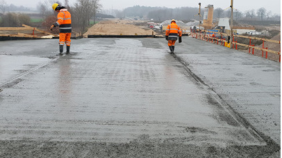 Zdjęcie 39 z budowy obwodnicy Szczecinka w ciągu drogi expresowej S11 - Xbeton Polska - Wytwórnia betonu