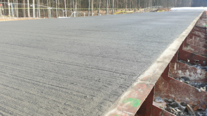 Zdjęcie 13. do artykułu „Produkcja betonu nawierzchniowego (beton drogowy) na 33 Bazę Lotnictwa Transportowego w Powidzu” - Xbeton