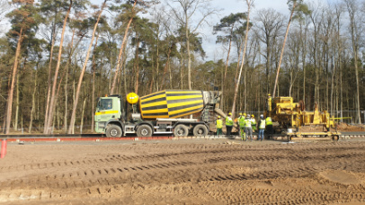 Zdjęcie 17. do artykułu „Produkcja betonu nawierzchniowego (beton drogowy) na 33 Bazę Lotnictwa Transportowego w Powidzu” - Xbeton